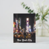 tijden vierkante nyc briefkaart (Staand voorkant)