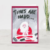 TIJDEN ZIJN MOEILIJK (2) Kerst Kaart (Voorkant)