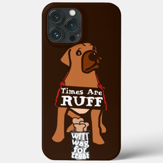 Tijden zijn rotsbruine puppy Dog Rhodesian Ridgeba Case-Mate iPhone Case (Achterkant)