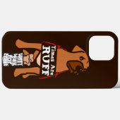 Tijden zijn rotsbruine puppy Dog Rhodesian Ridgeba Case-Mate iPhone Case (Achterkant (horizontaal))