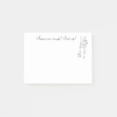 ‘Tijden zijn zwaar - Kleed je aan!” Post-it® Notes (Voorkant)