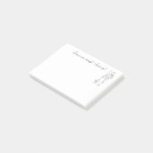 ‘Tijden zijn zwaar - Kleed je aan!” Post-it® Notes (Schuin)