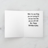 TIJDENS "65" EN NOG STEEDS "21" ZOALS UPSET! KAART (Binnen)