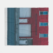 TIJDENS DAGEN GESLOTEN WIT-GARAGE FLEECE DEKEN (Voorkant (Horizontaal))