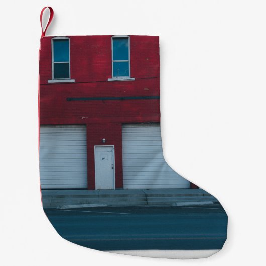 TIJDENS DAGEN GESLOTEN WIT-GARAGE KLEINE KERSTSOK (Voorkant)