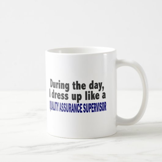 Tijdens de dag de Kwaliteitsborger Koffiemok (Rechts)