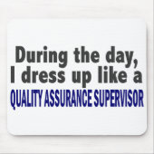 Tijdens de dag de Kwaliteitsborger Muismat (Voorkant)