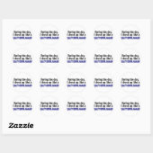 Tijdens de dag Quality Control Manager Ronde Sticker (Vel)