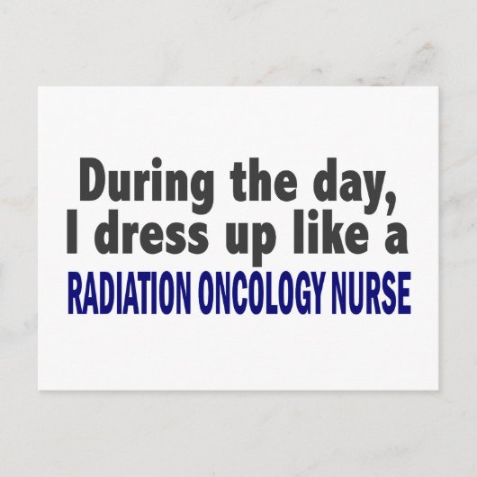 Tijdens de dag wordt de oncologie uitgezonden briefkaart (Voorkant)