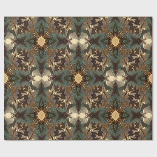 Tijdens de jacht... cadeaupapier (Vlak)