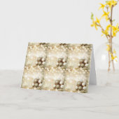 TIJDENS DE SEIZOEN "OM TE DECOREREN" WISSEN CHRIST KAART (Gele Bloem)