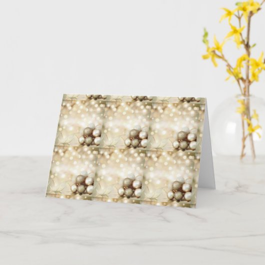 TIJDENS DE SEIZOEN "OM TE DECOREREN" WISSEN CHRIST KAART (Gele Bloem)