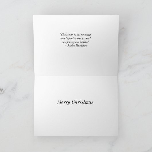 Tijdens de vlucht feestdagen kaart (Binnen)