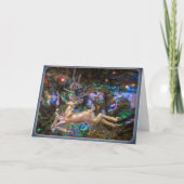 Tijdens de vlucht feestdagen kaart (Voorkant)