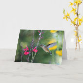 Tijdens de vlucht kaart (Gele Bloem)