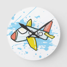 Tijdens de vlucht ronde klok