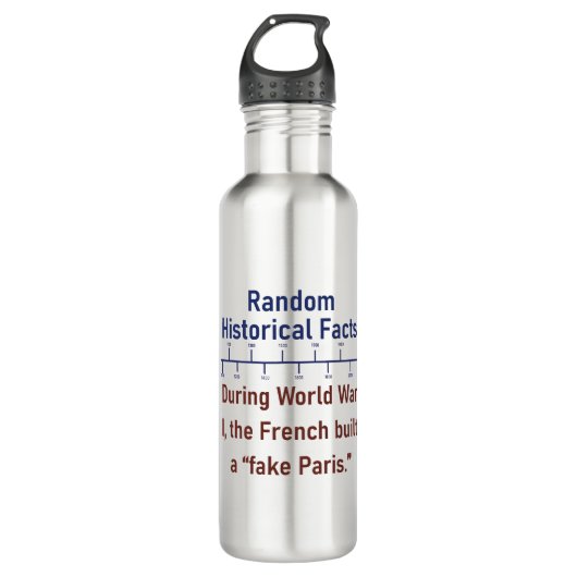 Tijdens de WWI bouwden de Fransen een Fake Paris - Waterfles (Voorkant)