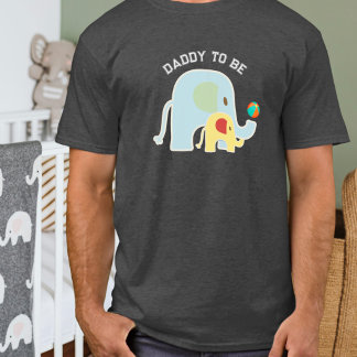 Tijdens zwangerschap olifanten met strandbal t-shirt