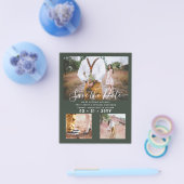 Tijdgenoten foto bewaar data verloving  flyer (Enkel)