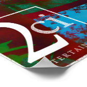 Tijdgolf Theory Girls Custom Poster (Hoek)