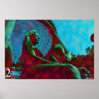 Tijdgolf Theory Girls Custom Poster