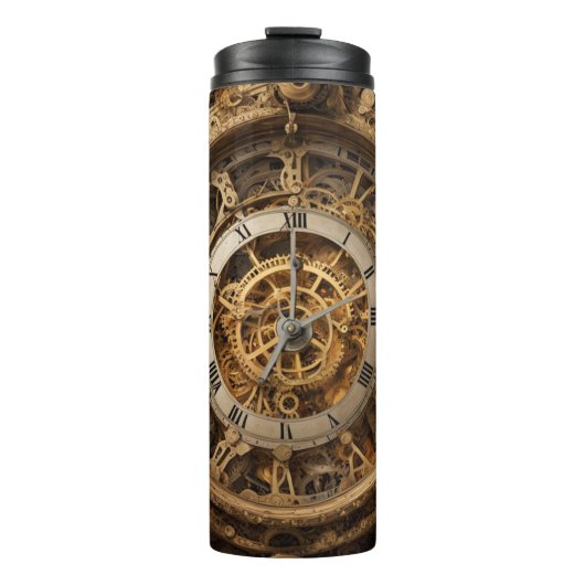 Tijdhouder bekleed met periode kleding wikkeling thermosbeker (Voorkant)