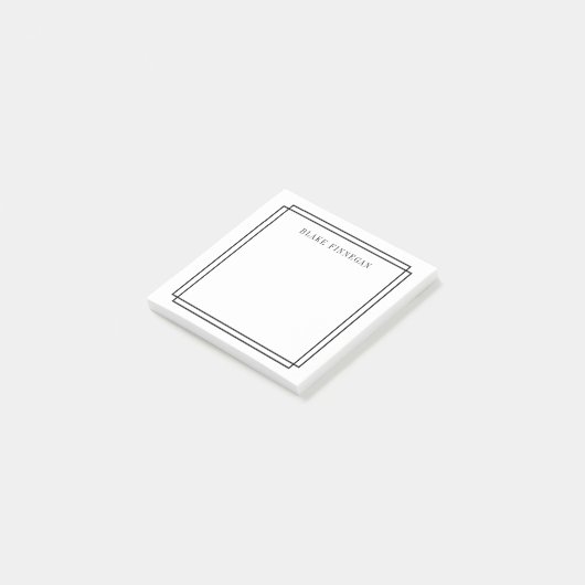 Tijdig Lijst | Gepersonaliseerd Post-it® Notes (Schuin)