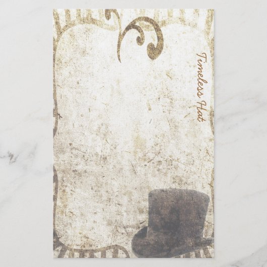 Tijdig Pet - Stationery Steampunk Briefpapier (Voorkant)