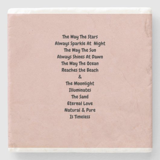 Tijdig Stenen Onderzetter (Voorkant)