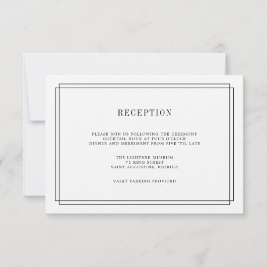 Tijdige Ecru-Kaart Kaart (Voorkant)