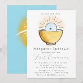 Tijdige eerste communistische religieuze uitnodigi kaart (Voorkant / Achterkant)