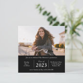 Tijdige foto van de Graduation Party van 2023 Kaart (Staand voorkant)