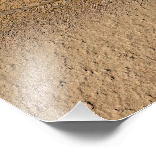 Tijdige kromming fossiel foto afdruk (Hoek)