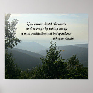 Tijdige prijsopgave door Abraham Lincoln Poster
