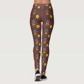 Tijdige Thanksgiving Turkije - Leggings (Achterkant)