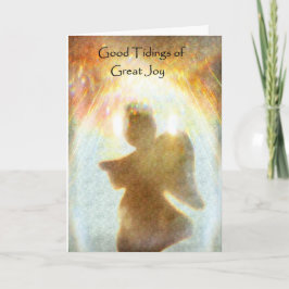 Tijding van de Grote Kerstkaart van de Vreugde Feestdagen Kaart