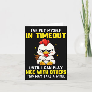 Tijdje Time-out tot ik Leuk kan Spelen met Anderen Kaart