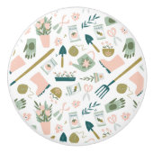 Tijdknop Tuin Keramische Knop (Voorkant)