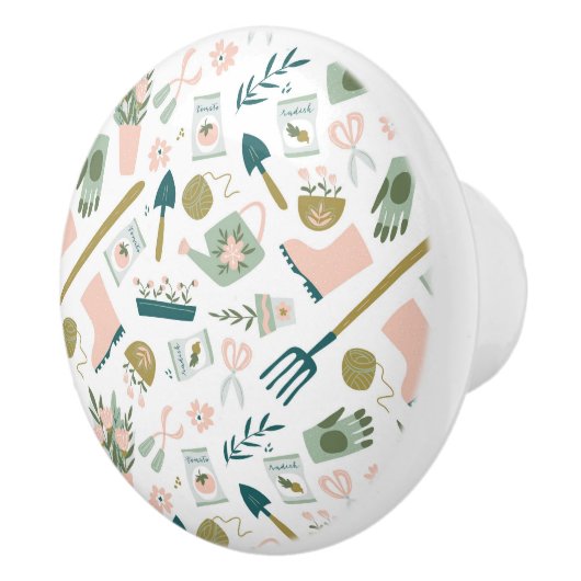 Tijdknop Tuin Keramische Knop (Rechts)