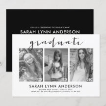 Tijdlijn 3 Uitnodiging voor fotoafstudeerfeest