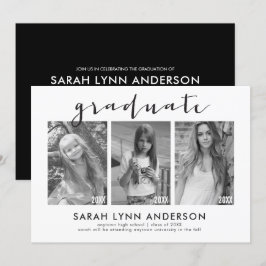 Tijdlijn 3 Uitnodiging voor fotoafstudeerfeest