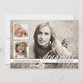 Tijdlijn drie uitnodiging voor fotografie (Voorkant)