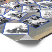 Tijdlijn Fotocollage met Rainbow-Poster Poster (Hoek)