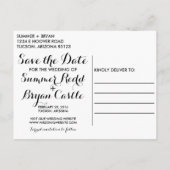 Tijdlijn Het Briefkaart Datum opslaan (Achterkant)