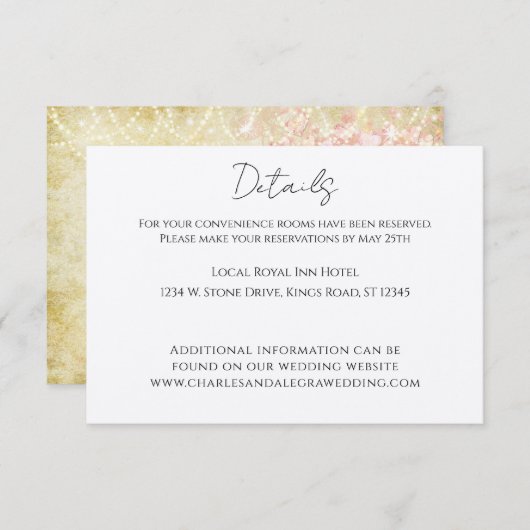 Tijdlijn Orde van Gebeurtenissen Heart Leaf Tree E Kaart (Voorkant / Achterkant)