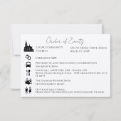 Tijdlijn Orde van Gebeurtenissen Heart Leaf Tree E Kaart (Voorkant)