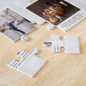 Tijdlijn relatie-artikel | Schattige gepersonalise Legpuzzel (Zijkant)