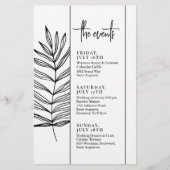 Tijdlijn van Basic Text Wedding Events (Voorkant)