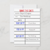 Tijdlijn van de Kaart voor afhandeling van het bib (Voorkant)