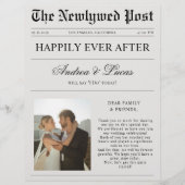 Tijdlijn van het kranten- en huwelijksfotoprogramm flyer (Voorkant)